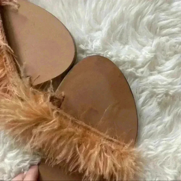 CHARLOTTE STONE Yvonne Ostrich Feather Sandals - Picture 8 of 11